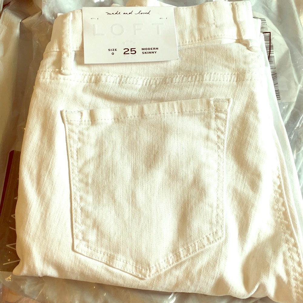 Loft modern skinny jeans